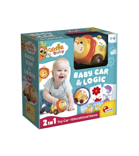 Образователна играчка Lisciani Cartina Baby Lion Car & Logic