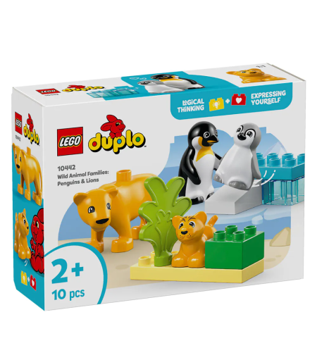LEGO® DUPLO® Семействата на дивите животни 10442