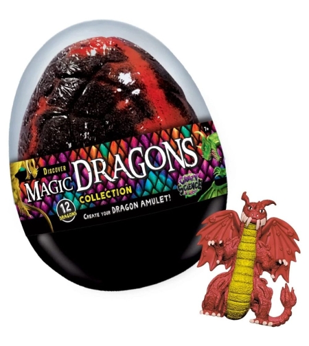 Фигурка изненада Lisciani Crazy Science Magic Dragons, в яйце