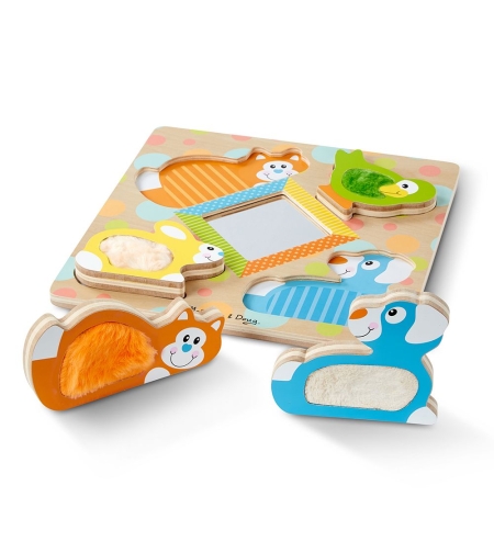 Дървен пъзел Melissa and Doug с огледало 11898