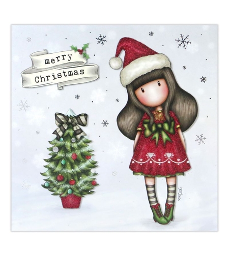 Коледна картичка - Santoro Gorjuss - Santa Girl