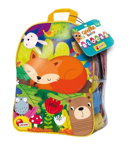 Lisciani Конструктор CAROTINA BABY в раница Животни 24ч.