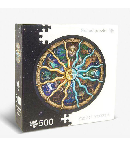 Пъзел кръг Raya Toys Зодиакални знаци 500 ч.
