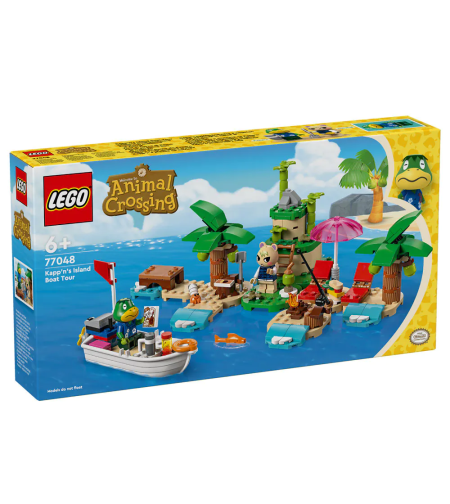 LEGO® Animal Crossing™ Пътуването с лодката на Kapp'n 77048