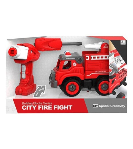 Raya Toys Пожарна за сглобяване City Fire Fight