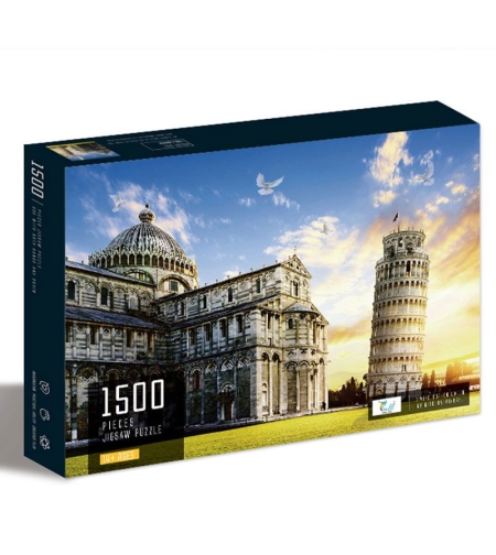 Пъзел Raya Toys Кулата в Пиза, 1500 ч.