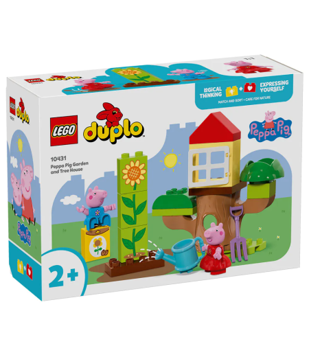 LEGO® DUPLO® Градината и дървесна къща на Пепа 10431