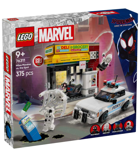 LEGO® Marvel Спайди-вселената: Майлс Моралес срещу Петното 76311