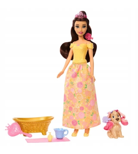 Кукла Mattel Disney Princess Бел, с кученце и аксесоари