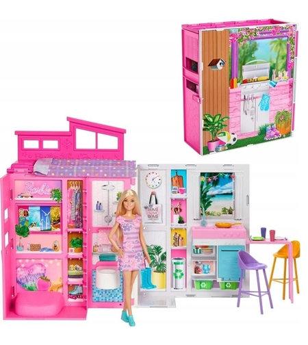 Къща за кукли Mattel Barbie Getaway House, сгъваема