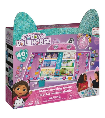Детска настолна игра Spin Master Gabby's Dollhouse Meow-Mazing Dollhouse