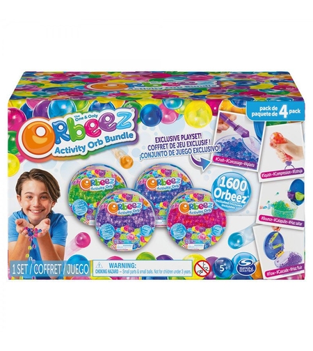 Игрален комплект 4 в 1 Spin Master Orbeez Activity Orb Bundle, 1600 топчета