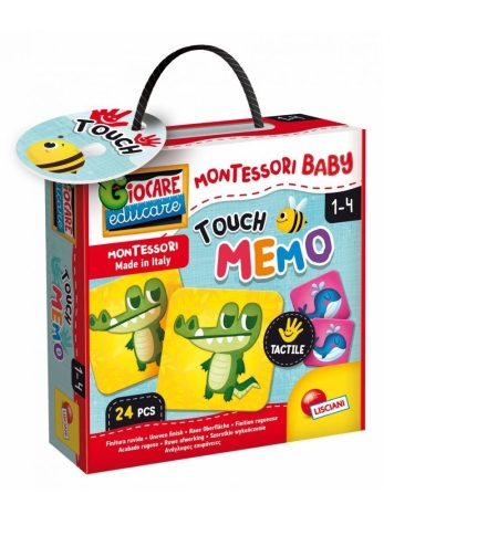 Карти мемо Lisciani Монтесори BABY TOUCH MEMO Животни 24 ч.