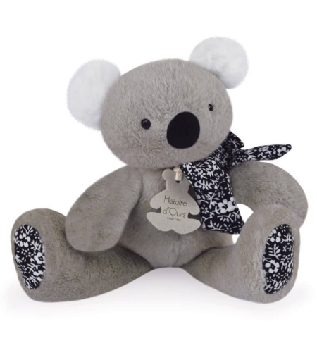 Плюшена играчка Doudou Copains Calins коала сива 20 см, HO3193