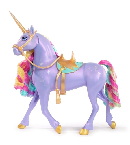 Интерактивна играчка светещ еднорог Spin Master Unicorn Academy Wildstar, със звуци и музика