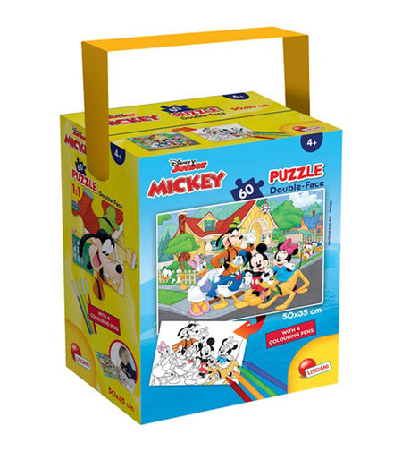 Детски пъзел Lisciani MINI TUB MICKEY 60ч. 86177