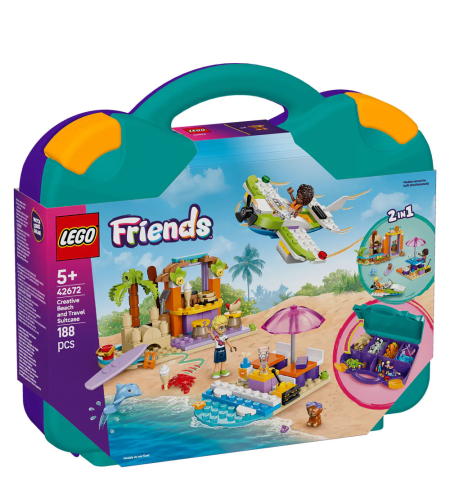LEGO® Friends Творчески куфар за плаж и пътуване 42672