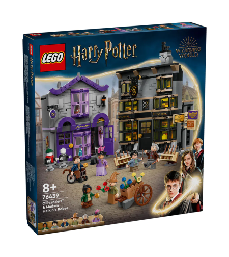 LEGO® Harry Potter™ Оливандър и дрехи от Мадам Молкин 76439