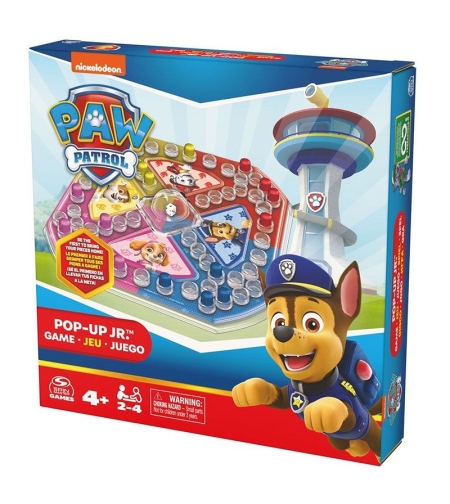 Детска игра Spin Master Paw Patrol Pop-up, Не се сърди, човече