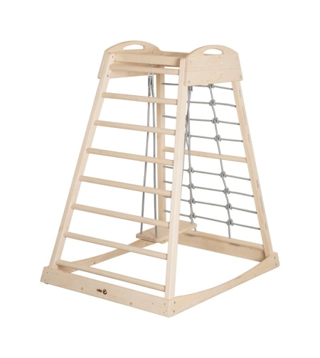 Детска дървена катерушка Монтесори Roba Play Tower