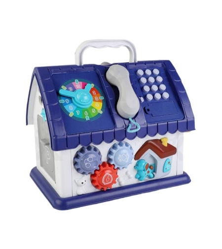 Raya Toys Полицейска къща с конструктор, 55 части