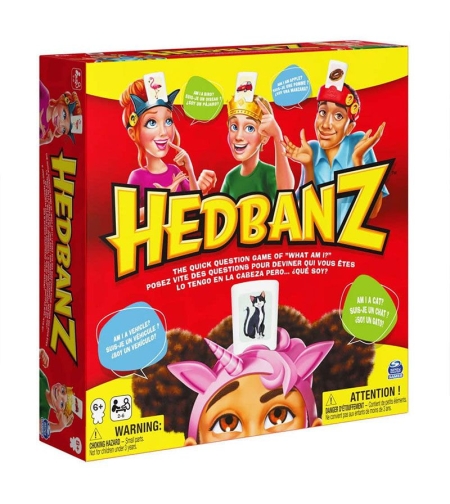 Настолна игра Spin Master HedBanz Какво съм аз?