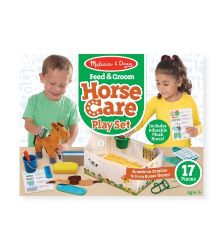 Комплект Melissa and Doug грижа за конете 18537