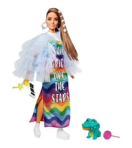 Кукла Mattel Barbie Extra 9 с аксесоари и домашен любимец