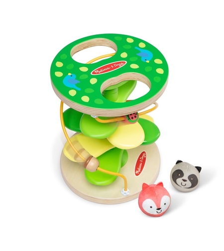 Бебешка играчка Melissa and Doug Дървена кула лабиринт с мъниста 30735