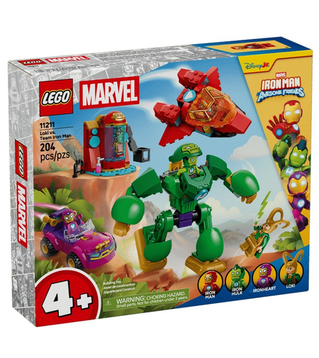 LEGO® Marvel Железния човек и неговите страхотни приятели, Локи срещу Железния човек 11211