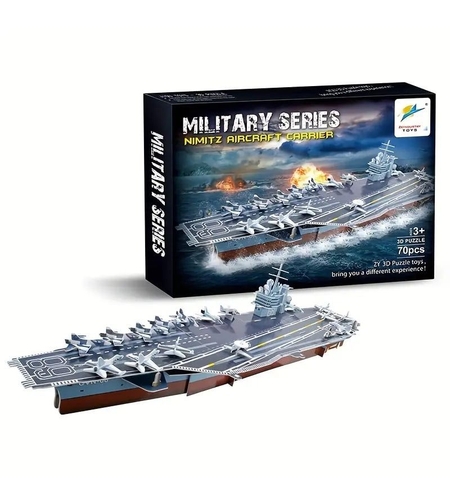 3Д пъзел Raya Toys Самолетоносач Нимиц