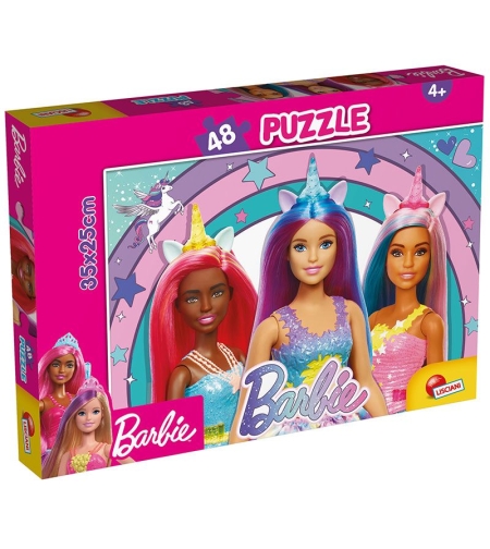 Детски пъзел Lisciani M-Plus Barbie, 48 части