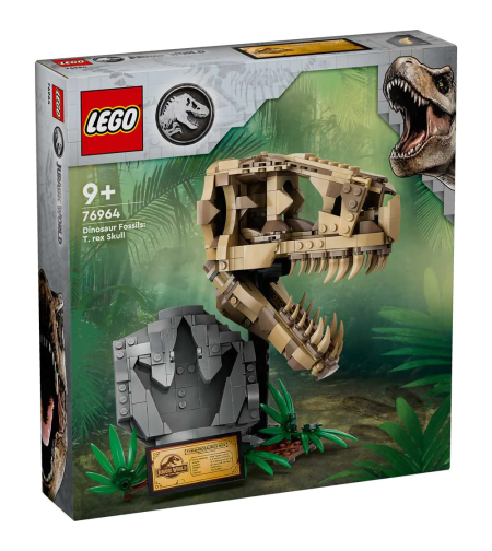 LEGO® Jurassic World Вкаменелости от динозаври: череп на тиранозавър рекс 76964
