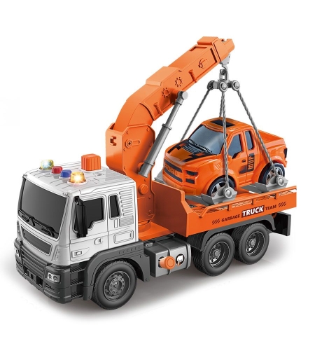 Детски камион паяк Raya Toys Truck Car с музика и светлини, 1:16