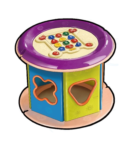 Сортер барабанче Raya Toys с форми и звуци