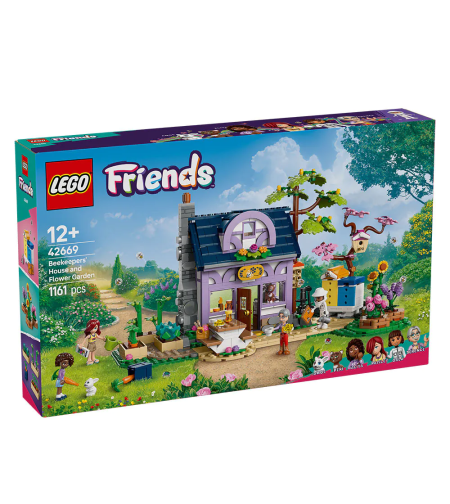 LEGO® Friends Пчеларска къща и цветна градина 42669
