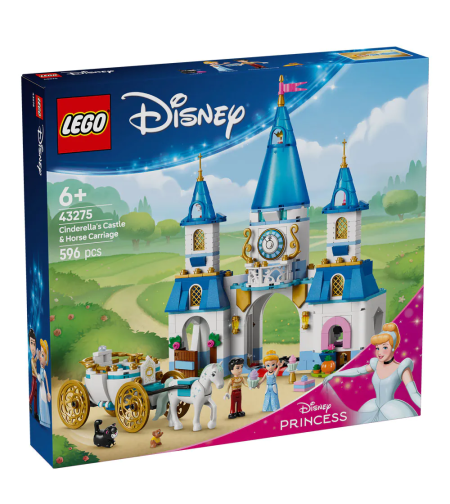 LEGO® Disney Princess Дворецът и каретата на Пепеляшка 43275