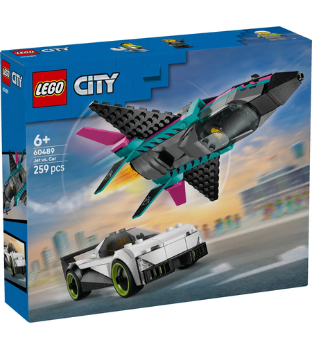 LEGO® City Джет срещу кола 60489