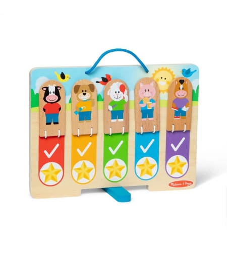 Дървена таблица за игра Melissa and Doug, My Daily Routines 50893