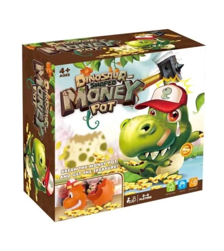 Настолна игра Raya Toys Касичка Динозавър