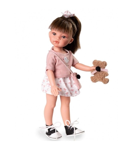 Кукла Antonio Juan Emily с розова блузка и мече 33 см, 25305