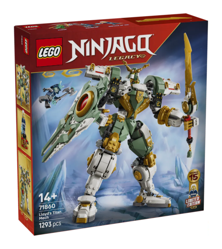 LEGO® NINJAGO® 15-та годишнина Роботът титан на Лойд 71860