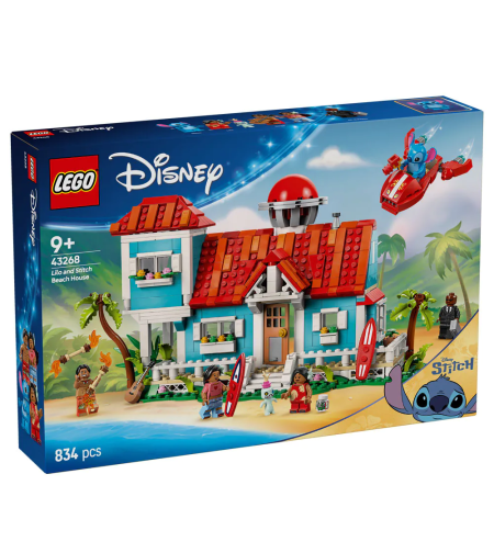 LEGO® Disney Къщата на плажа на Лило и Стич 43268