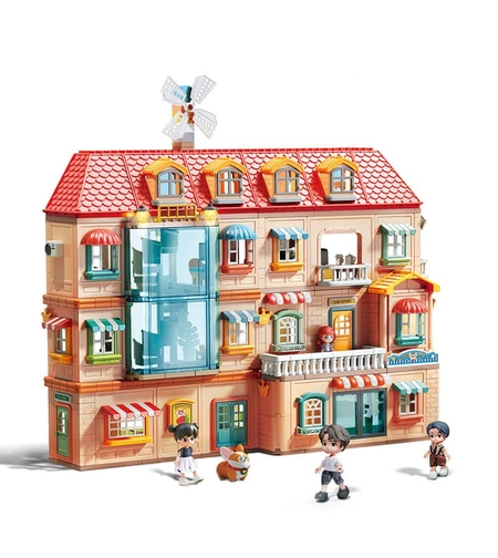 Kонструктор Feelo Луксозна вила, 690 ч., 1804