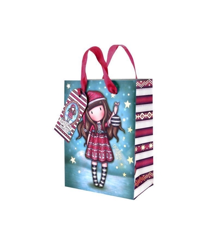 Малка подаръчна торбичка - Santoro Gorjuss Merry and Bright - Tis The Season