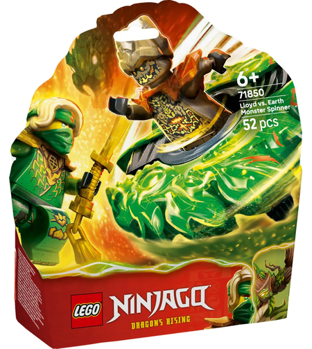 LEGO® NINJAGO® Спинер с Лойд срещу земното чудовище 71850