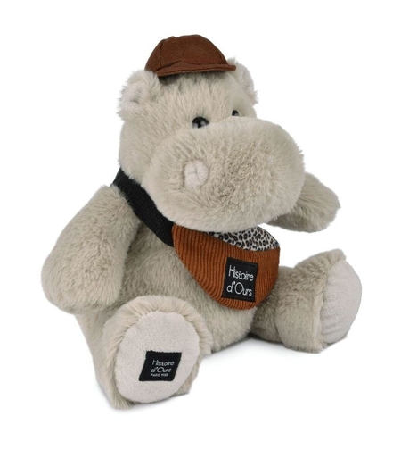 Плюшен хипопотам Doudou Hello Brook, HO3379, 20 см.
