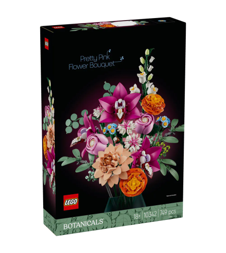 LEGO® Botanicals Букет с розови цветя 10342