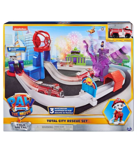 Писта Spin Master Paw Patrol: The Movie True Metal Total City Rescue