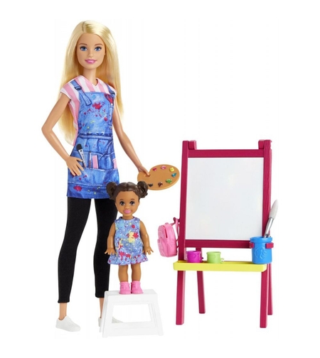 Комплект Mattel BARBIE Учител по рисуване